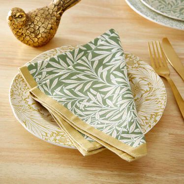 Morris & Co. Willow Set of 2 Napkins Morris & Co. Willow Set of 2 Napkins